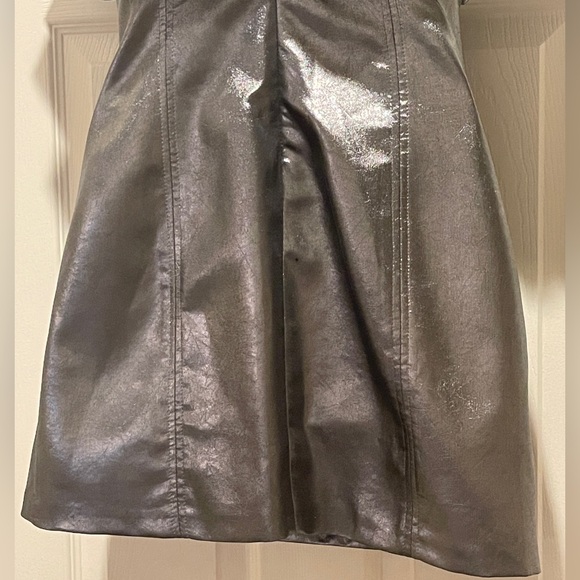 NWT Zara Voluminous Short Full Dress in Silver - Picture 10 of 10